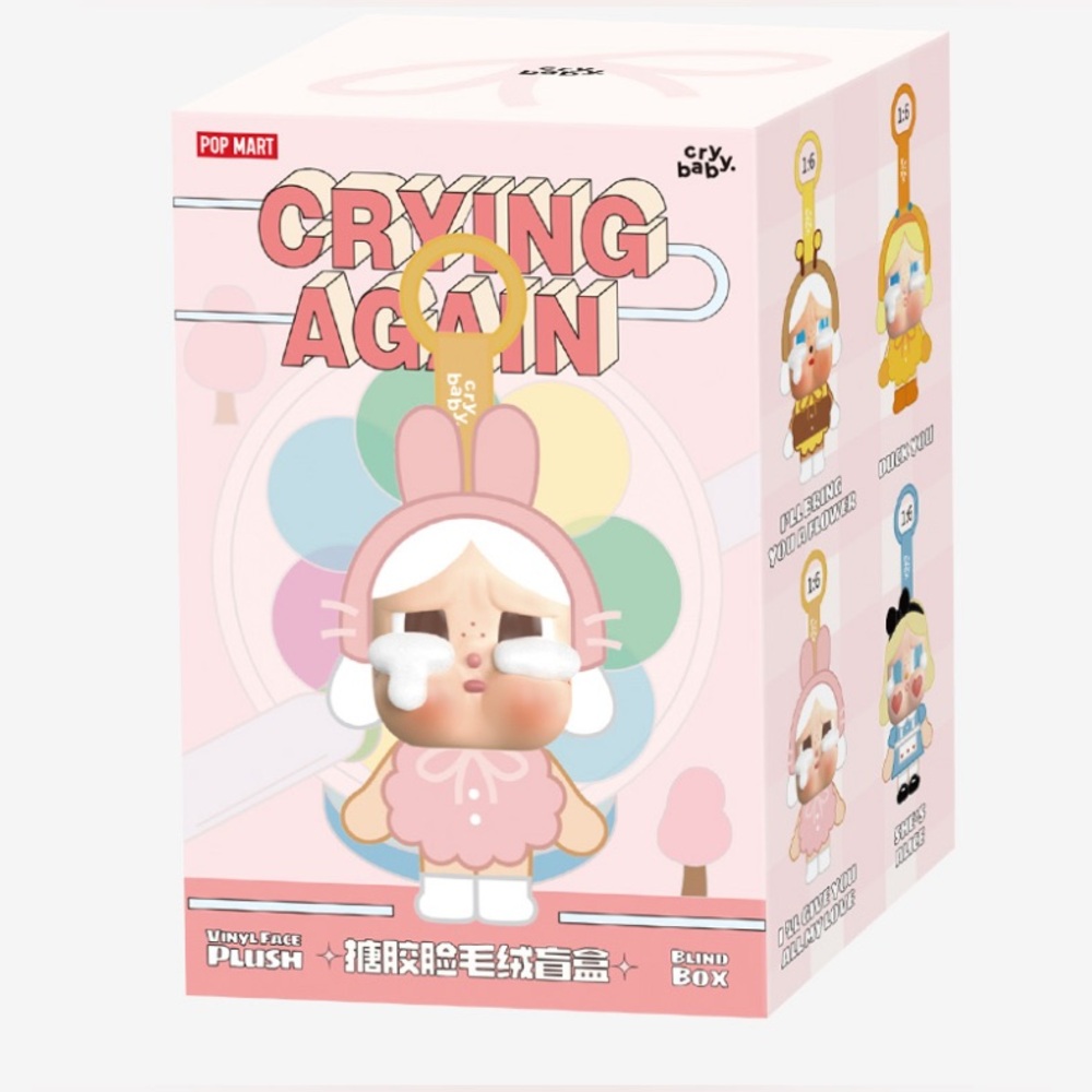 CRYBABY Crying‎ Again Series-Vinyl Face Plush Blind Box